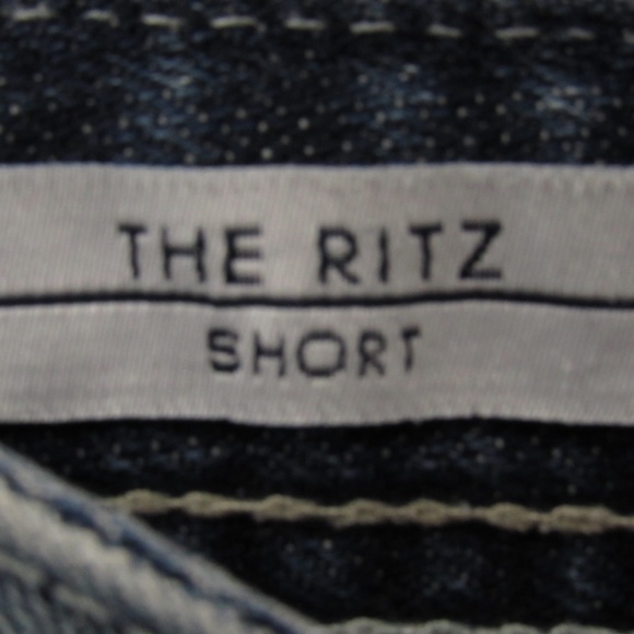 Vigoss Studio The Ritz Distressed Jean Shorts 3/4 27 - Picture 5 of 15